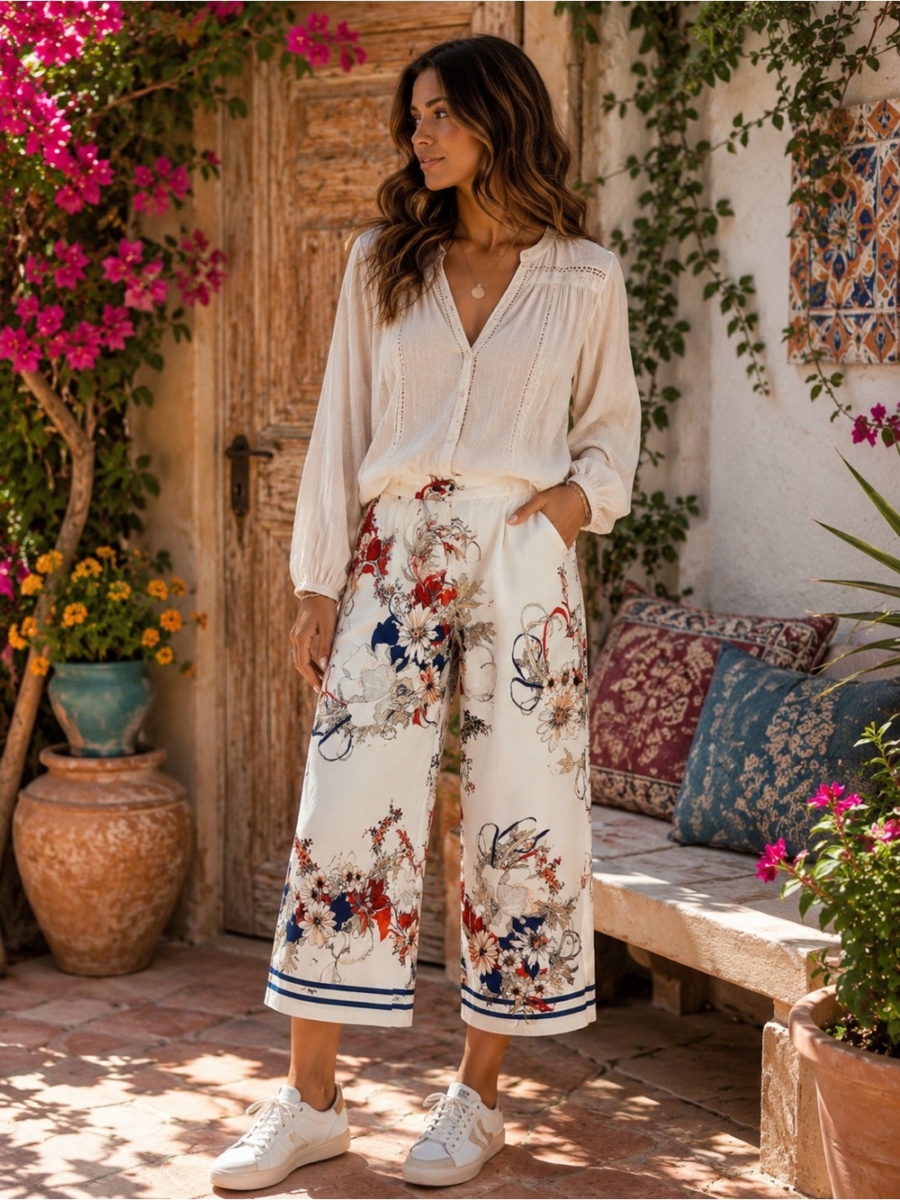 Aritzia Little Moon Espace Flame Scarlet Wide Leg Pants Size XS ❤️ $128